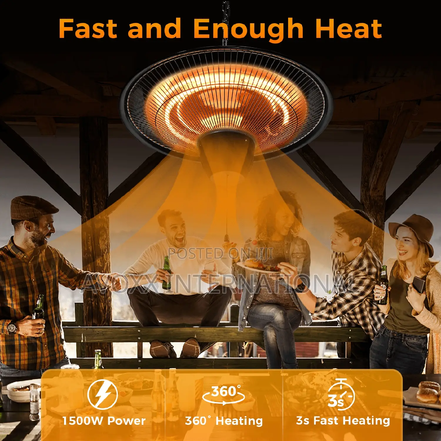 Air Choice Outdoor Heaters For Patio WPH-15D