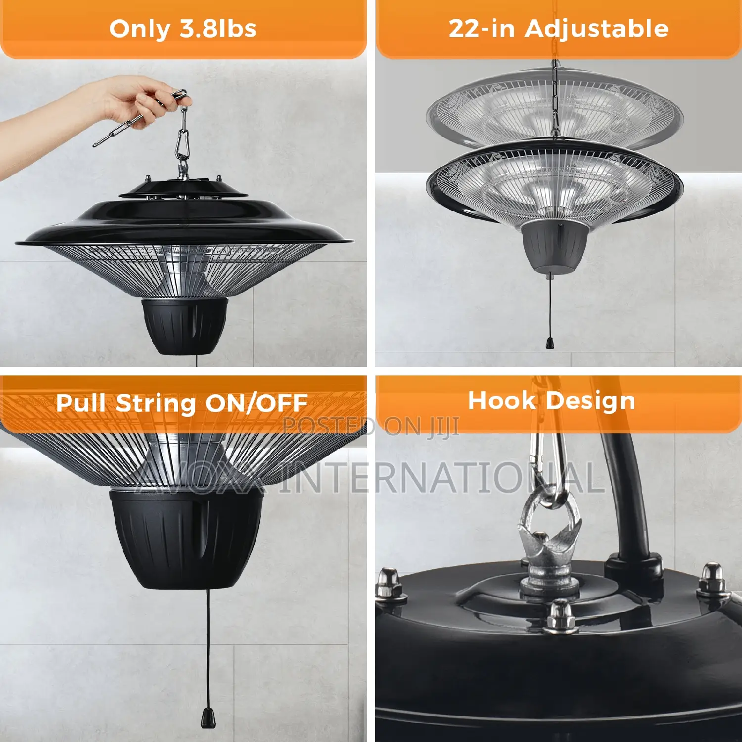 Air Choice Outdoor Heaters For Patio WPH-15D