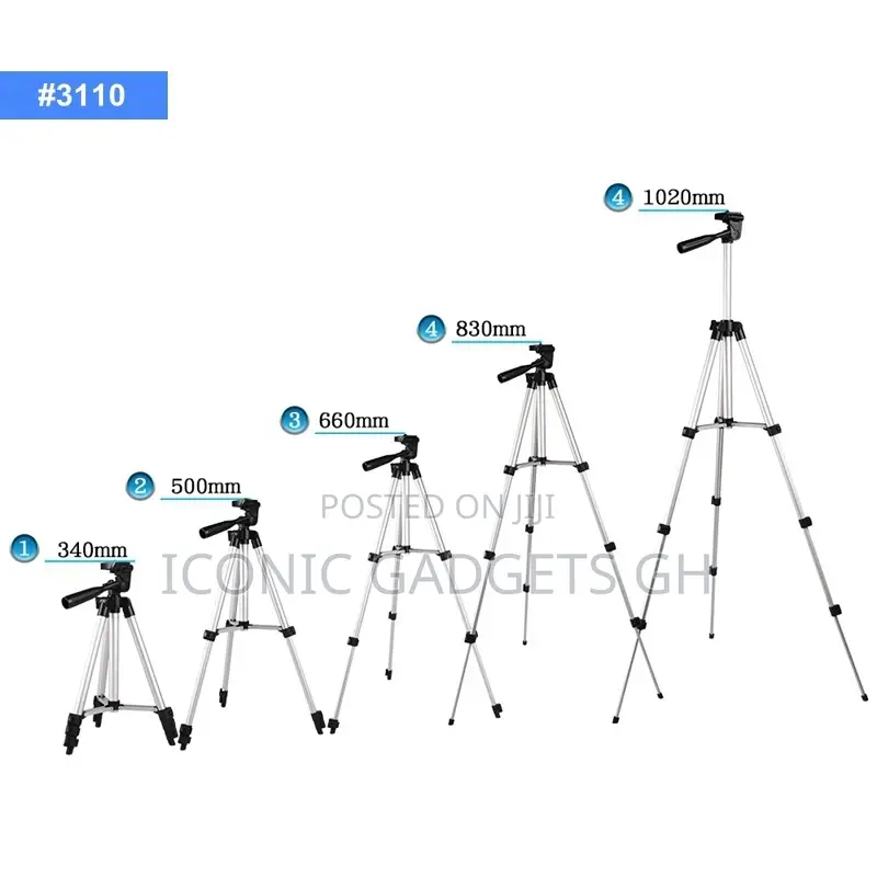 3110 Tripod Stand With Phone Holder ,