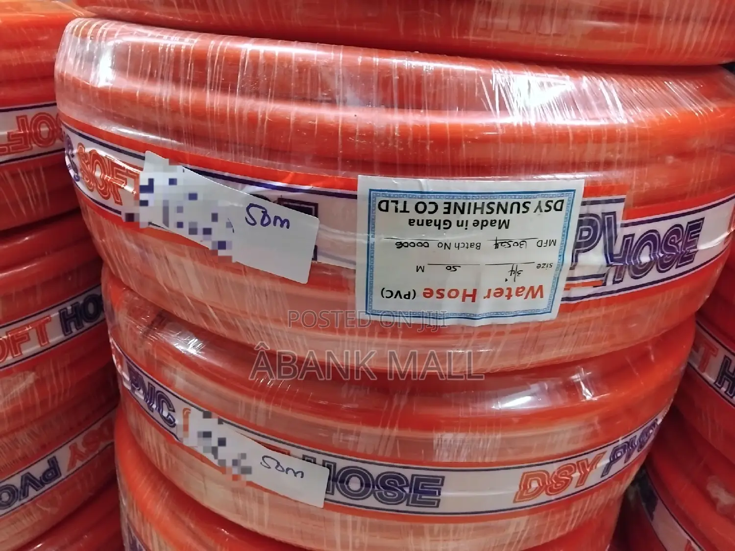 50m Water Hose PVC Size 3/4