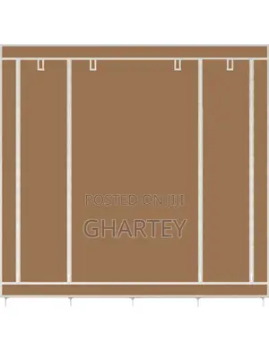 Foldable, Portable 4 In 1 Wardrobe Beige Color