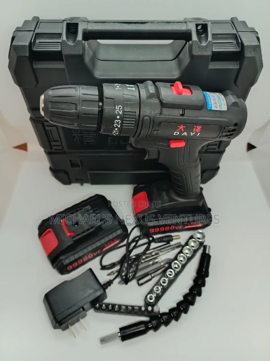 Cordless Drilling Machine With Screws 2 Batteries(99980vf)