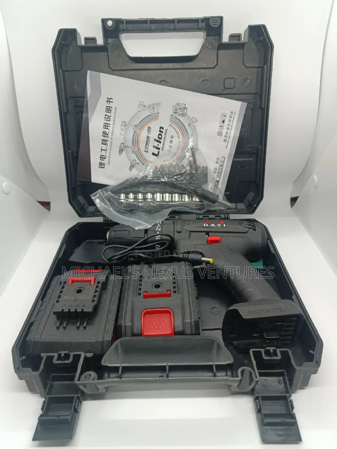 Cordless Drilling Machine With Screws 2 Batteries(99980vf)