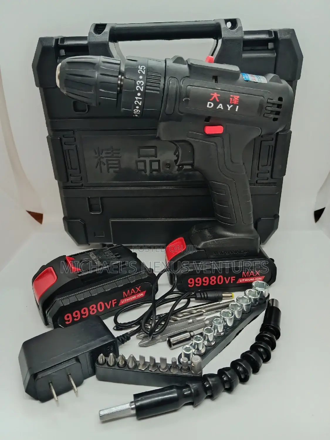 Cordless Drilling Machine With Screws 2 Batteries(99980vf)
