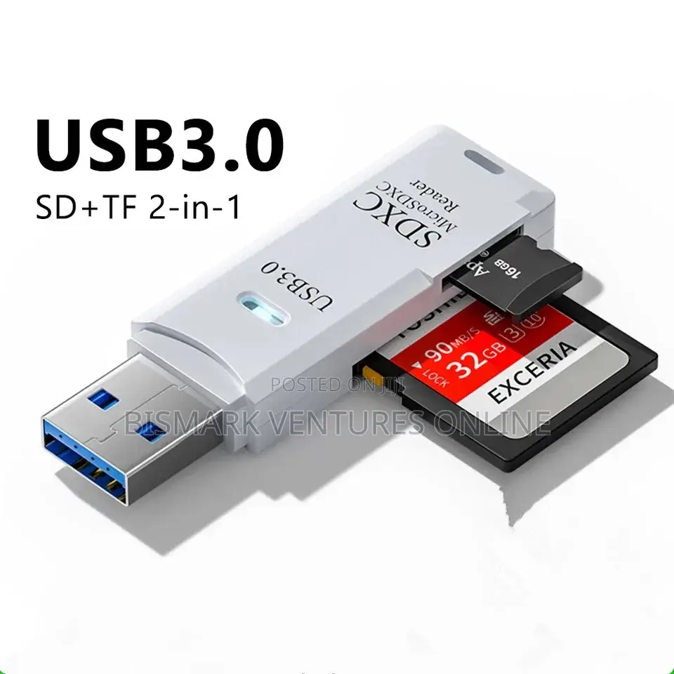 2in1 Usb Card Reader Adapter