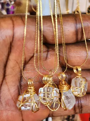 Crystal Stone(Amethyst) Necklaces.
