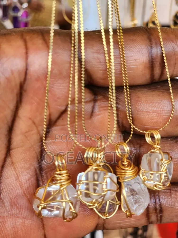 Crystal Stone(Amethyst) Necklaces.