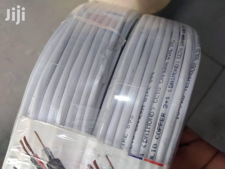 Coaxial With Power Mic Cable 100m