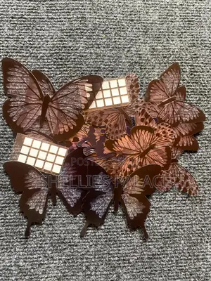 24pcs 3d Colourful Crystal Butterfly Wall Stickers