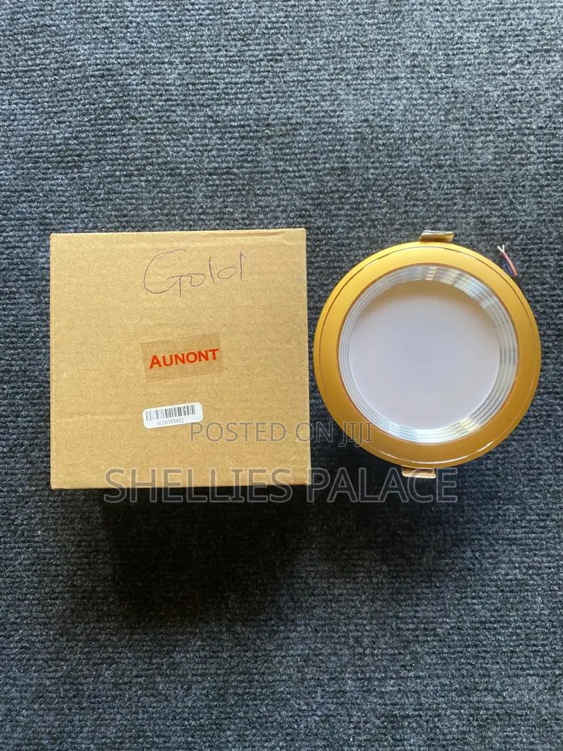 Aunont Led 9w Golden Energy-Saving Lighting Downlight