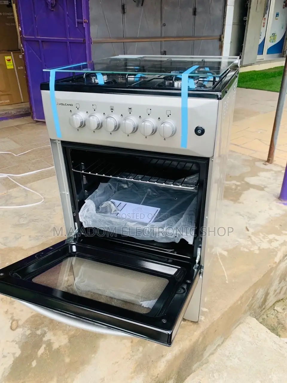 Purchase Volcano 50x50 4 Gas Burner With Oven(Gray).