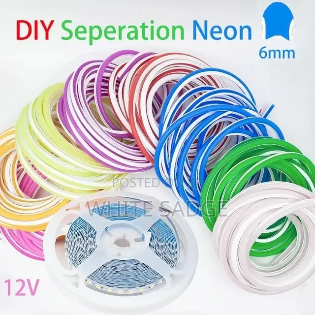 12V Neon 6mm for Decoration 50m
