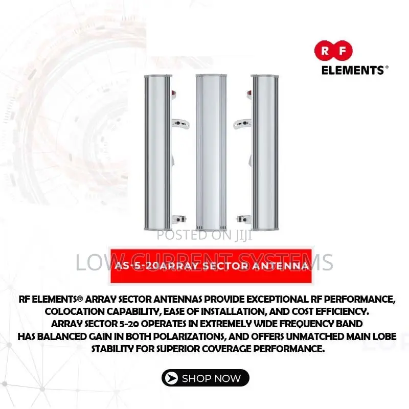 Rf Elements Antenna, Array Sector 5-20 Rf Performance, R