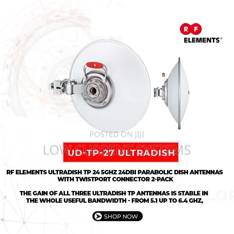 Rf Elements Antenna Is Designed for Wide Frequency Bandwidth Dish Cpe