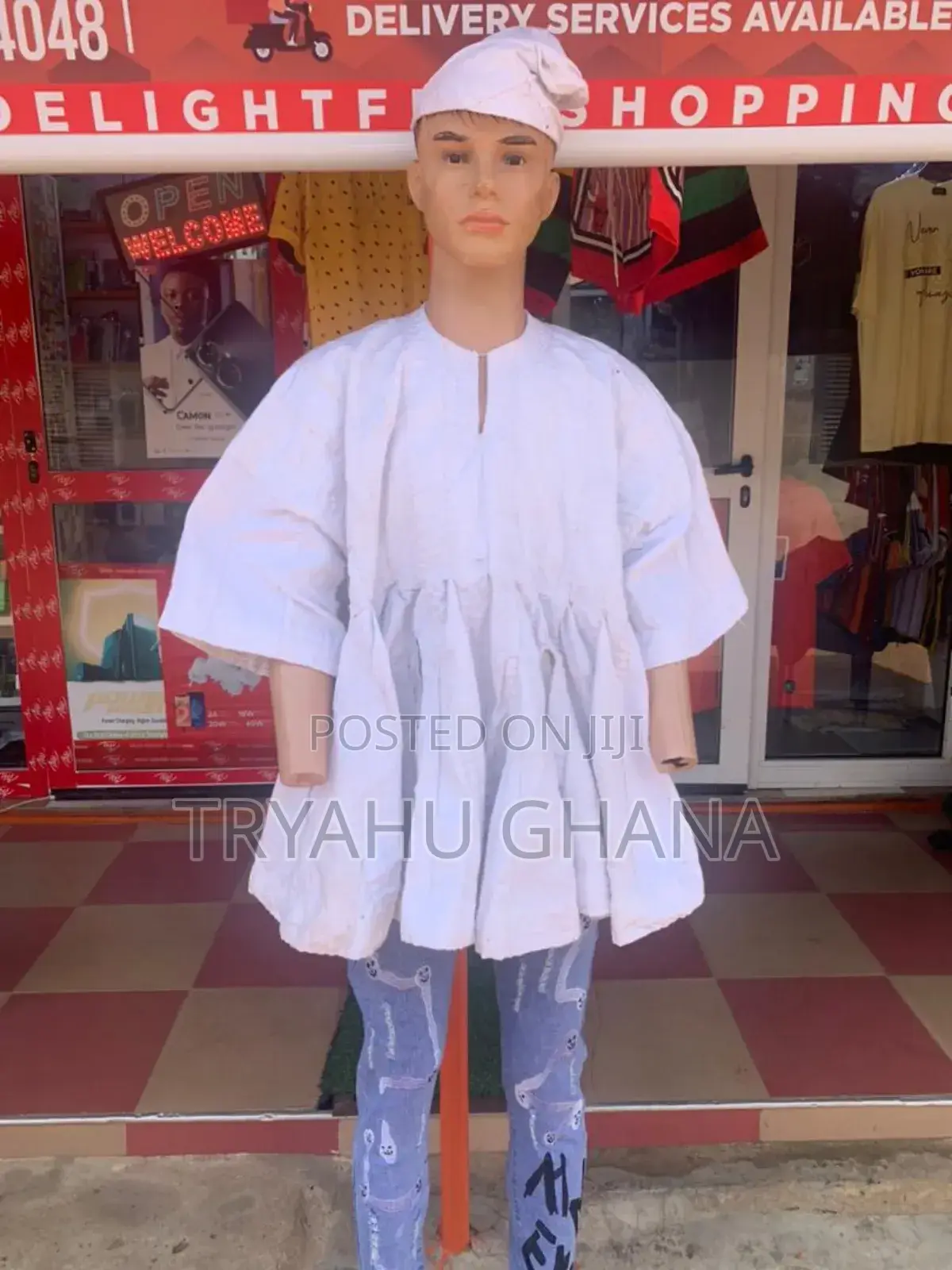 Buy Pure White Original Quality Men's Handmade Smocks