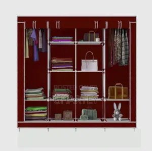 4 In 1 Carbon Steel Foldable Wardrobe Wine
