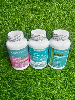 Earth Creation Fertili Boost, Primrose 21 Again Anti-Aging