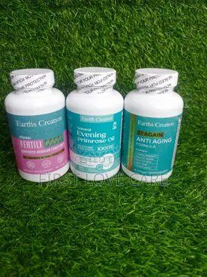 Earth Creation Fertili Boost, Primrose 21 Again Anti-Aging