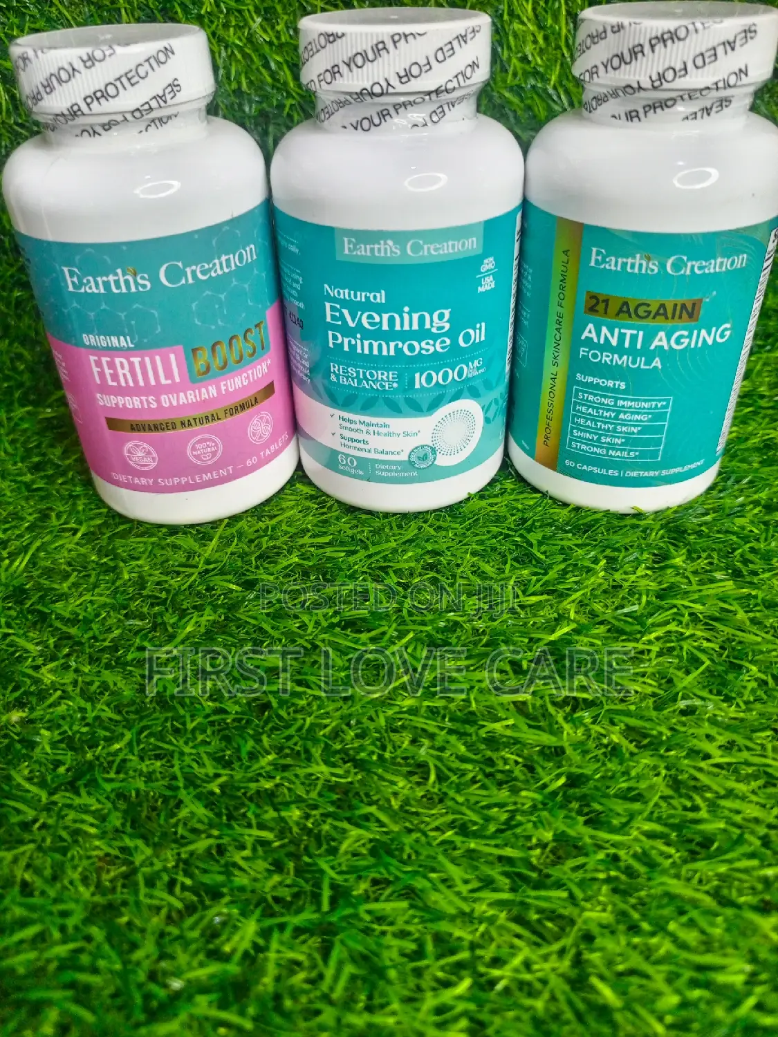 Earth Creation Fertili Boost, Primrose 21 Again Anti-Aging