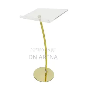 Original Imported Acrylic Lectern Gold Pulpit