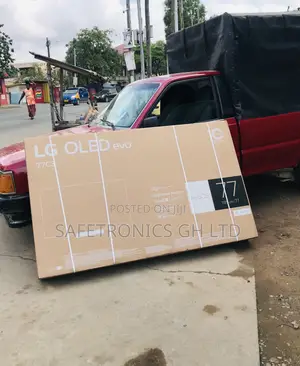 Glossy UHD OLED C3 Black LG 77 Inches Smart Electric Tv