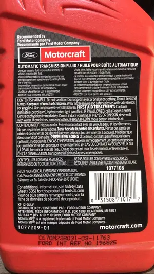 Ford Mercon Ulv Oil