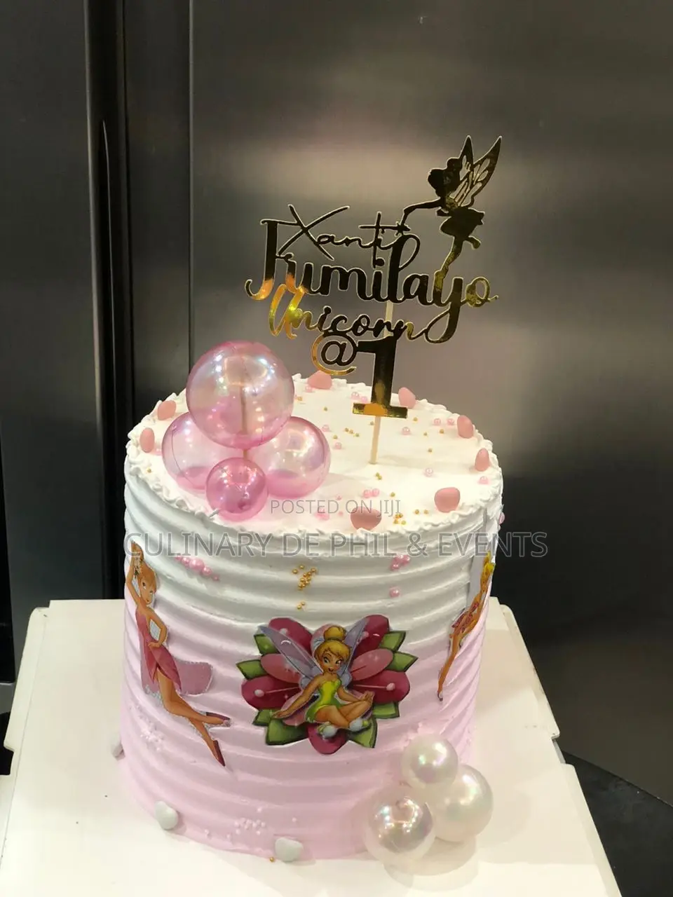 Tinkerbell Theme Cake