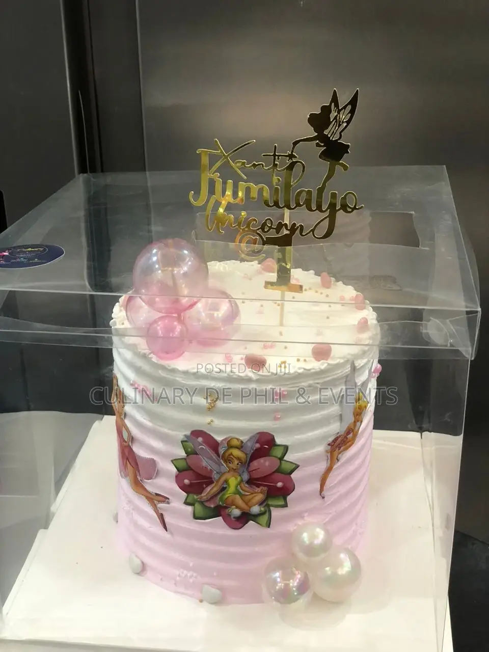 Tinkerbell Theme Cake