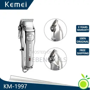 Full Metal Body Barbering Shop Hair Clipper Machine - Kemei