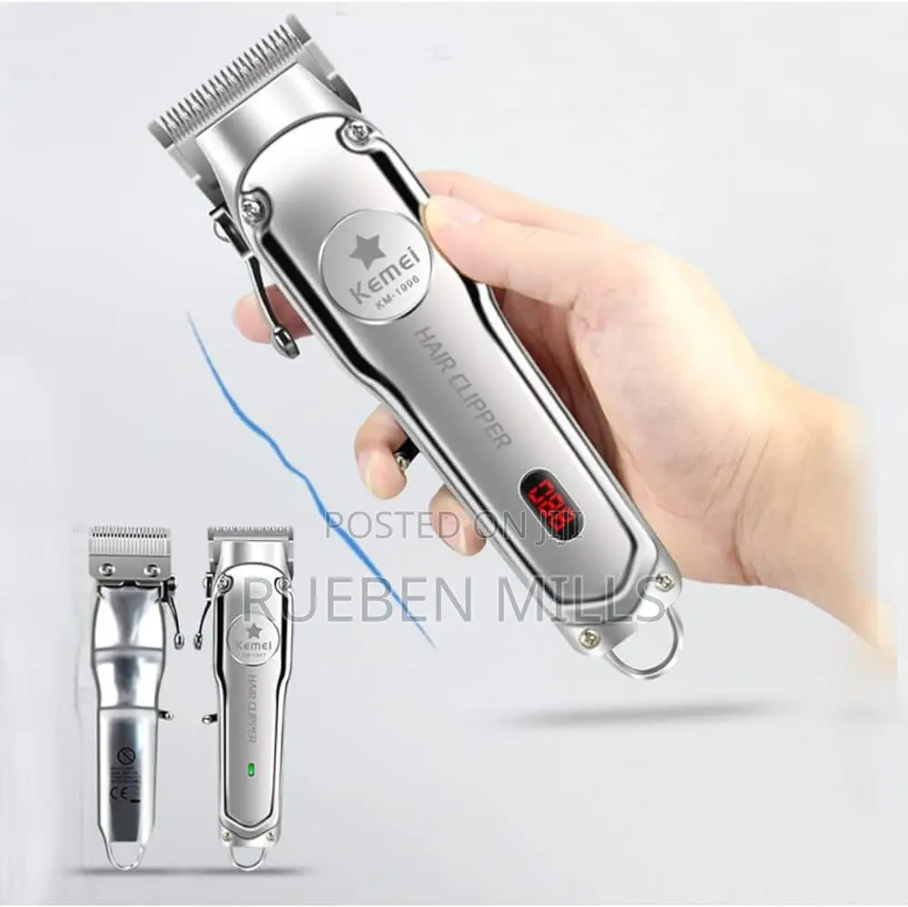 Full Metal Body Barbering Shop Hair Clipper Machine - Kemei