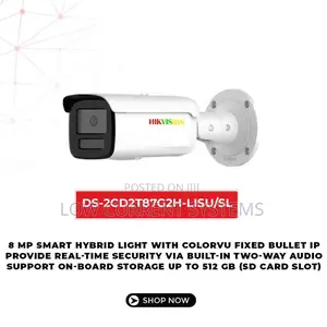 Hikvision 8mp Smart Light Colorvu Bullet Wifi Network Camera