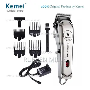 Original Full Metal Body Wireless Kemei Hair Clipper KM-1996