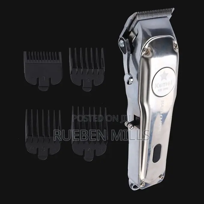 Original Full Metal Body Wireless Kemei Hair Clipper KM-1996