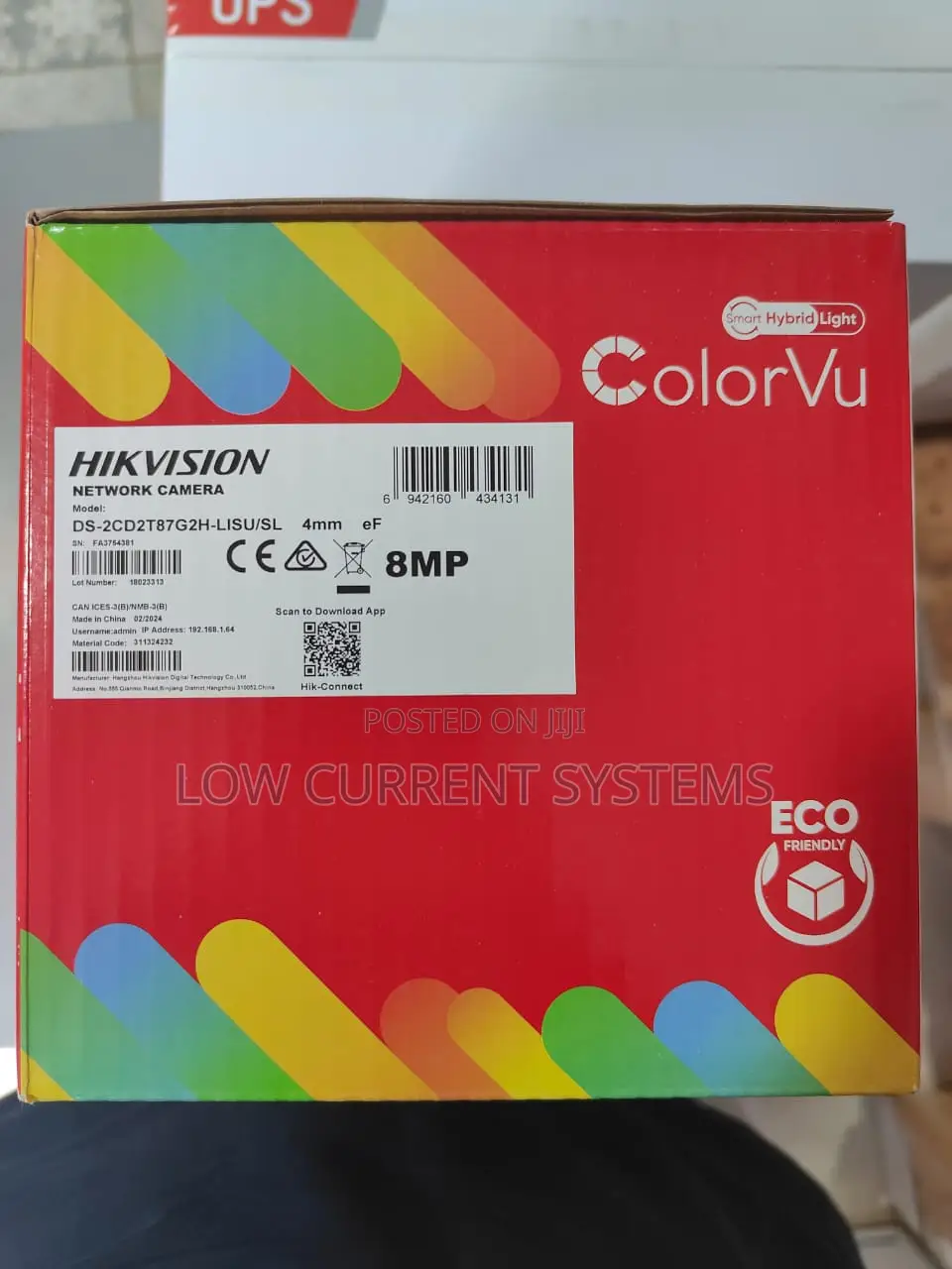Hikvision 8mp Smart Light Colorvu Bullet Wifi Network Camera