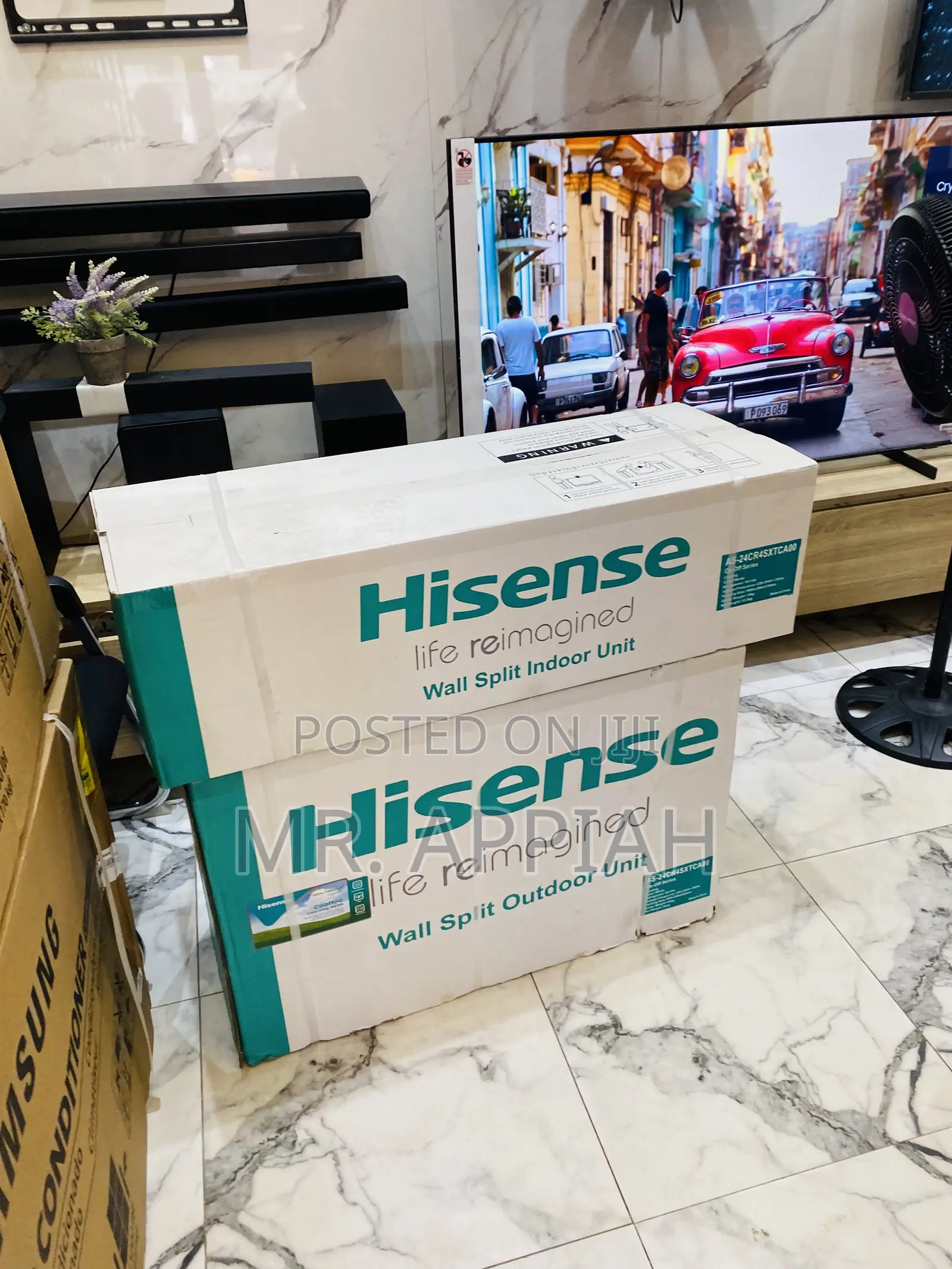 Latest Hisence 2.5hp R410 Split Ac(White).