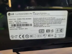 Lg E2360v-Pn 23" Full Hd Led Monitor (1920×1080, 5 Ms, Hdmi/Dvi/Vga,