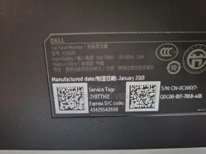 Dell P2417h 23.8′′ Full Hd Ips Monitor 60 Hz Hdmi/Displayport/Vga