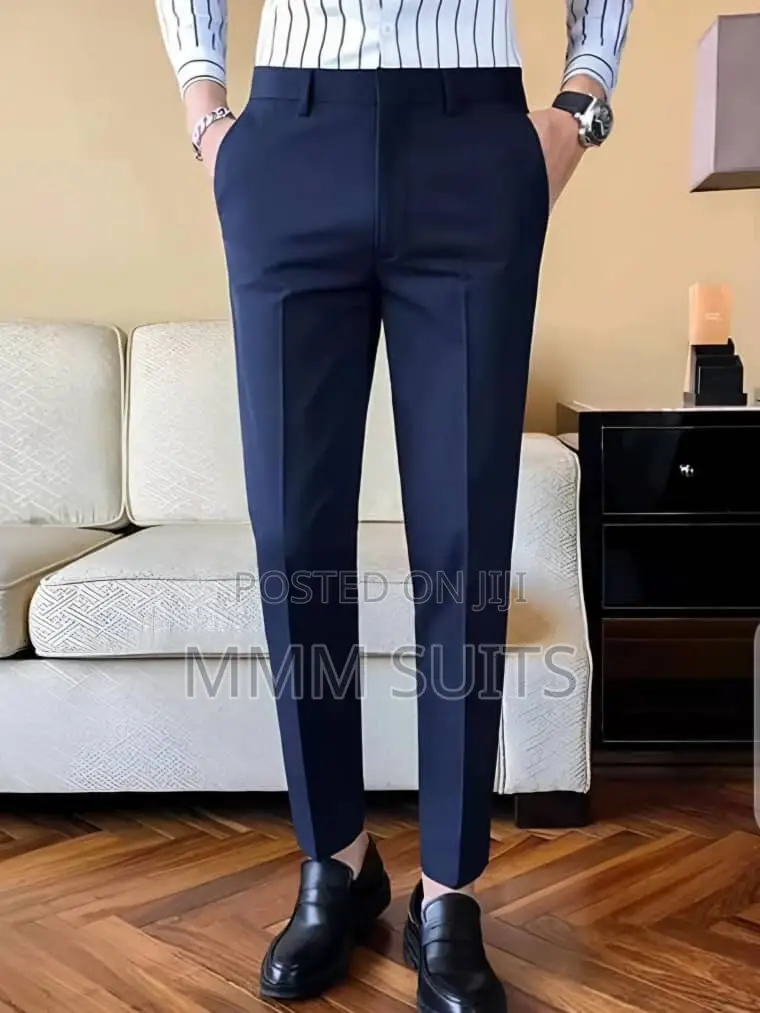 Quality Men Suit Trousers