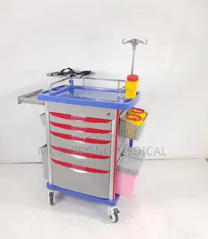 Photo - Emergency Crash Cart Trolley (Emergency Medicine Trolley)