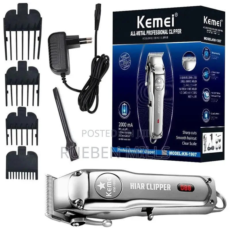 Strong Battery Heavy Duty Kemei Hair Clipper Shaving Machine