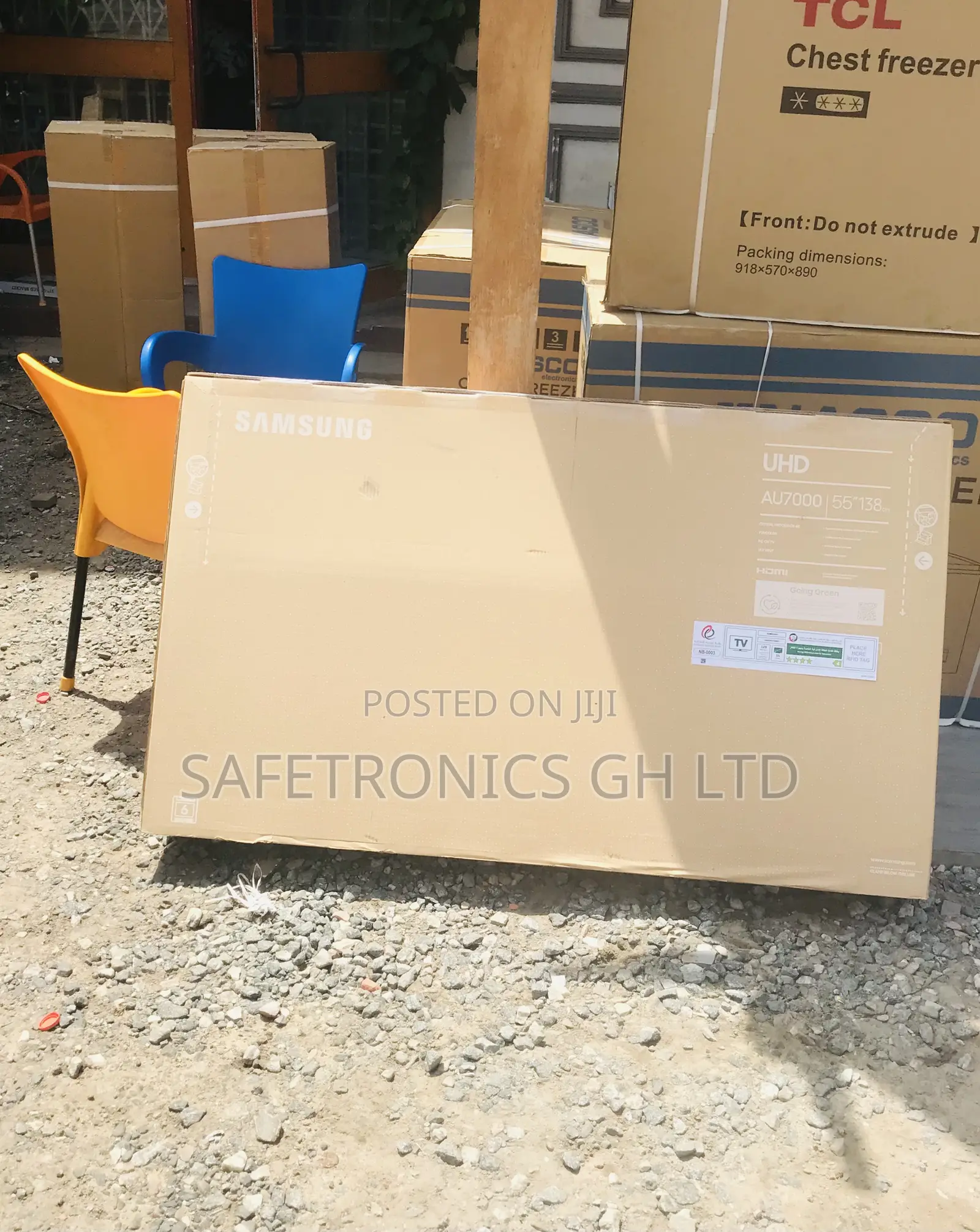 Samsung 55 Inches Glossy Led Smart Crystal Cu70 Uhd Tv
