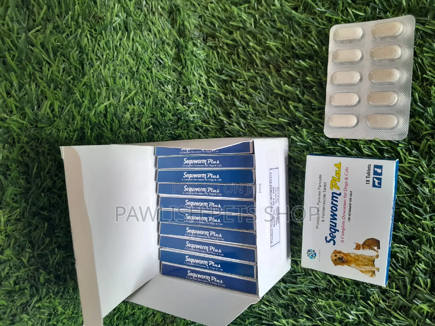 Sequworm Plus Dewormer for Cats and Dogs in Adenta Pet Accessories