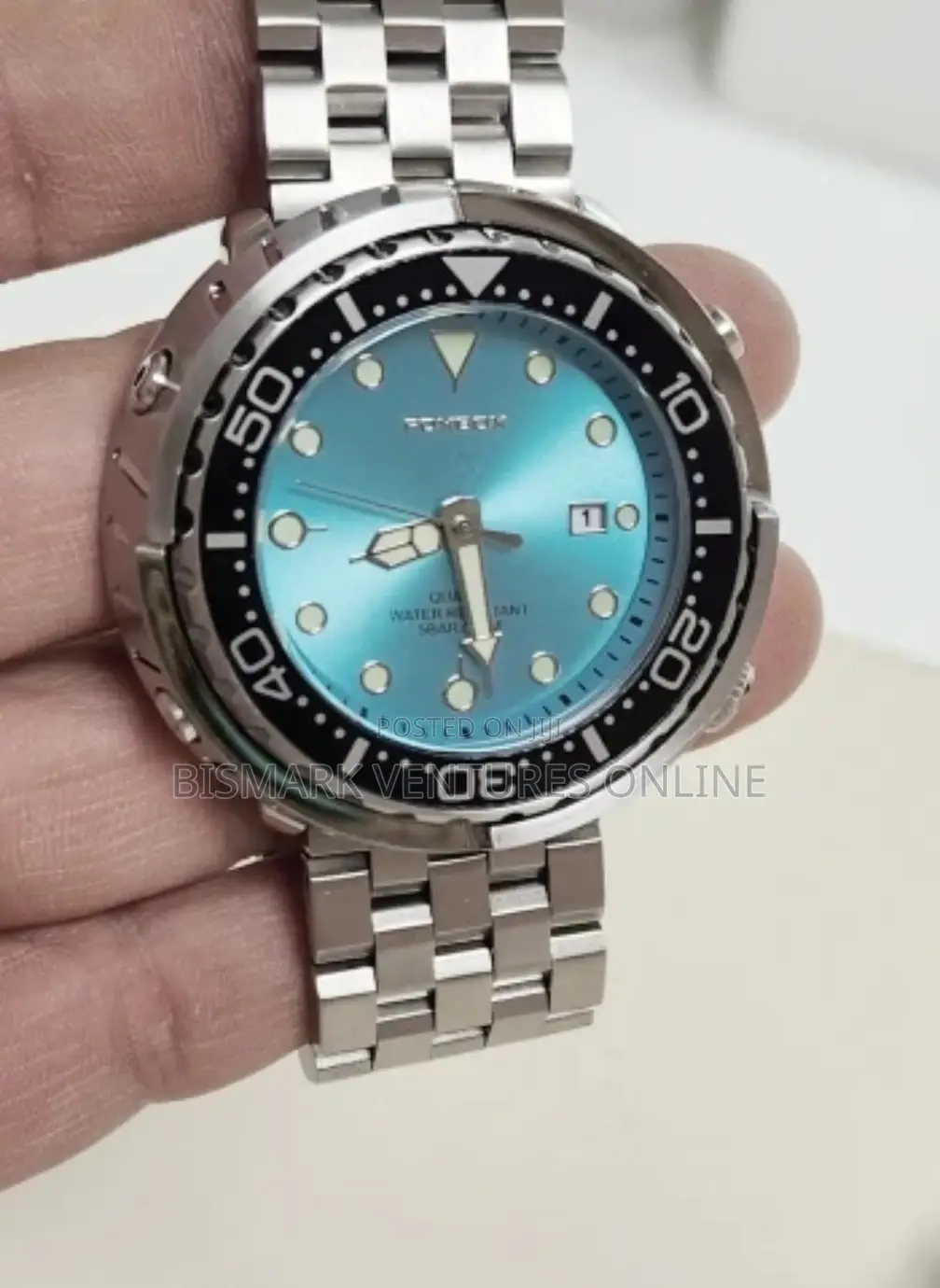 Foxbox Quarzt Stainless Steel Wristwatch 50M Waterproof