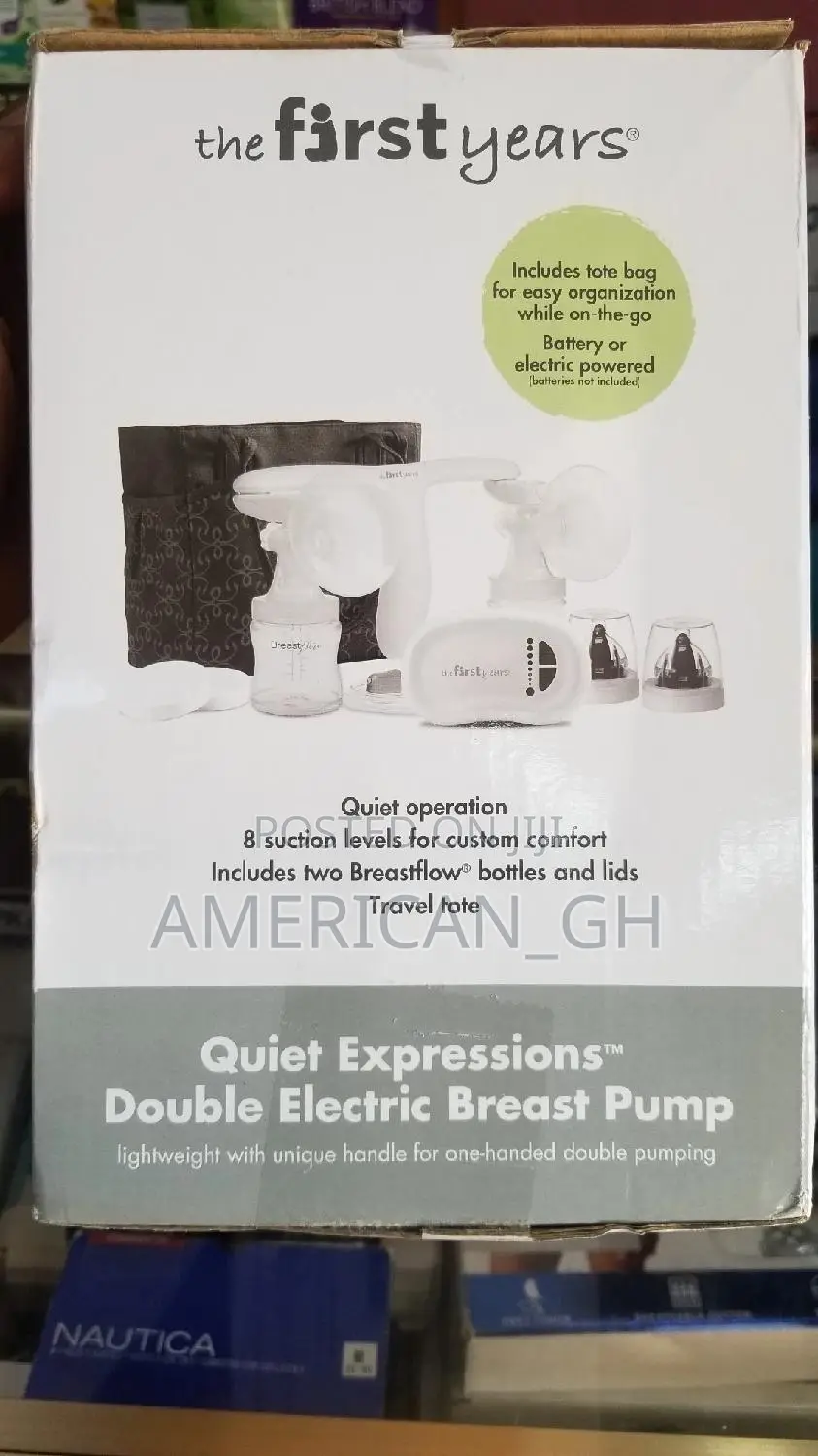The First Years Quiet Double Electric Breast Pump