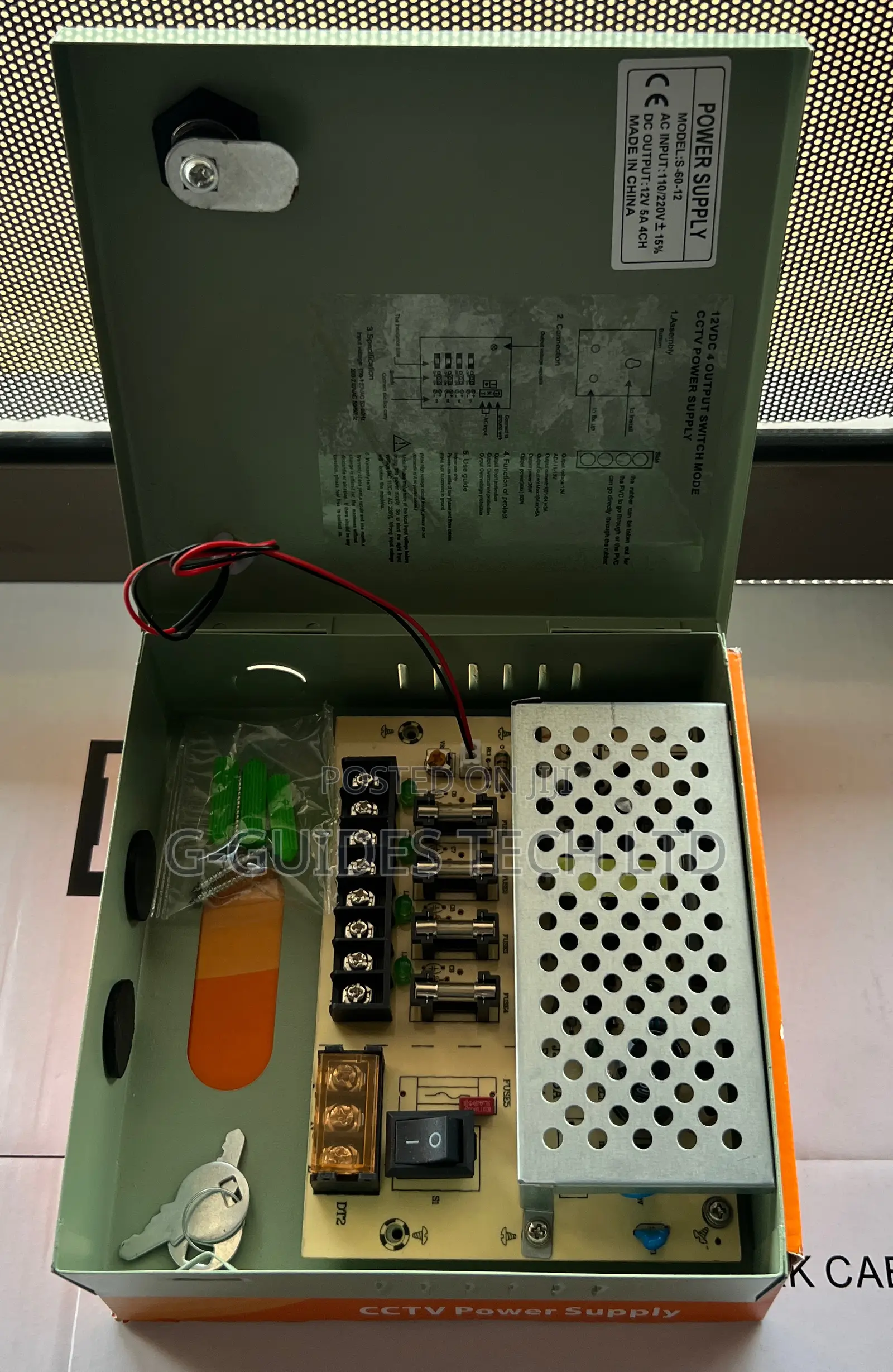 12V 5A CCTV Power Supply, 5A CCTV Power Supply