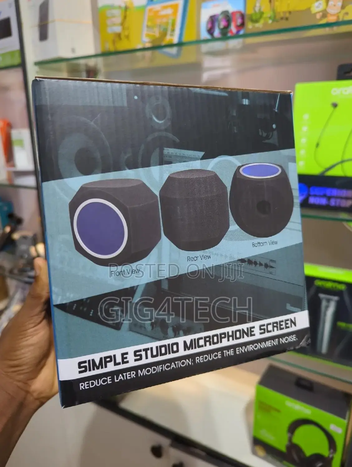 Studio Microphone Shield Foam
