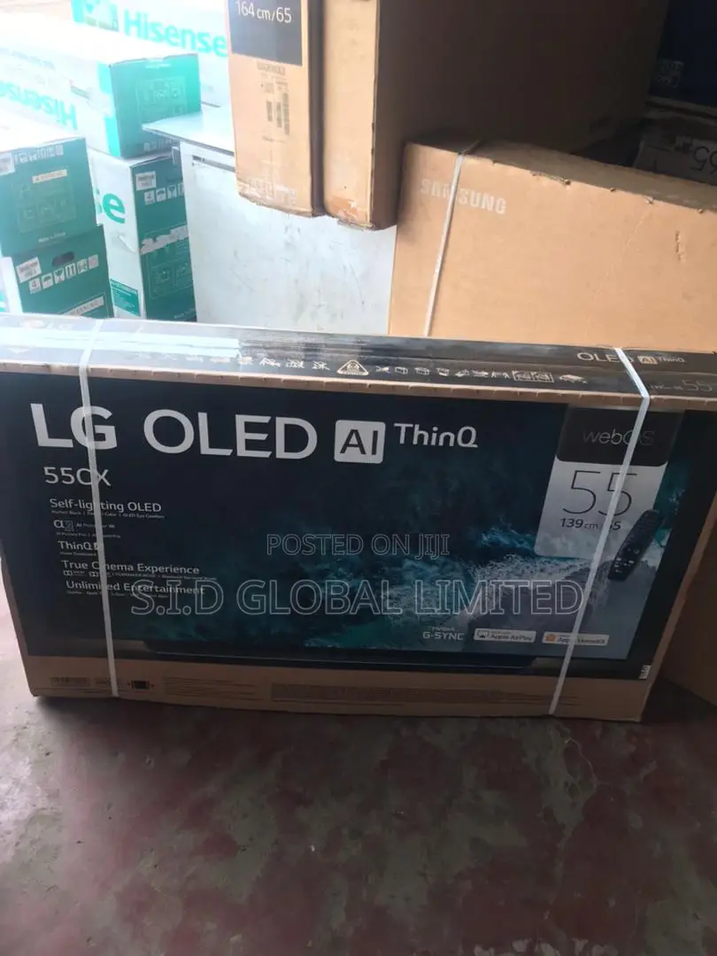 World Most Quality 55" CX LG OLED TV With Thinq AI