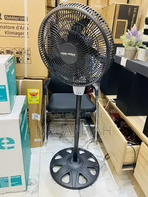 Energy Saving Wow Win Rechargeable Fan 17.2(Black).