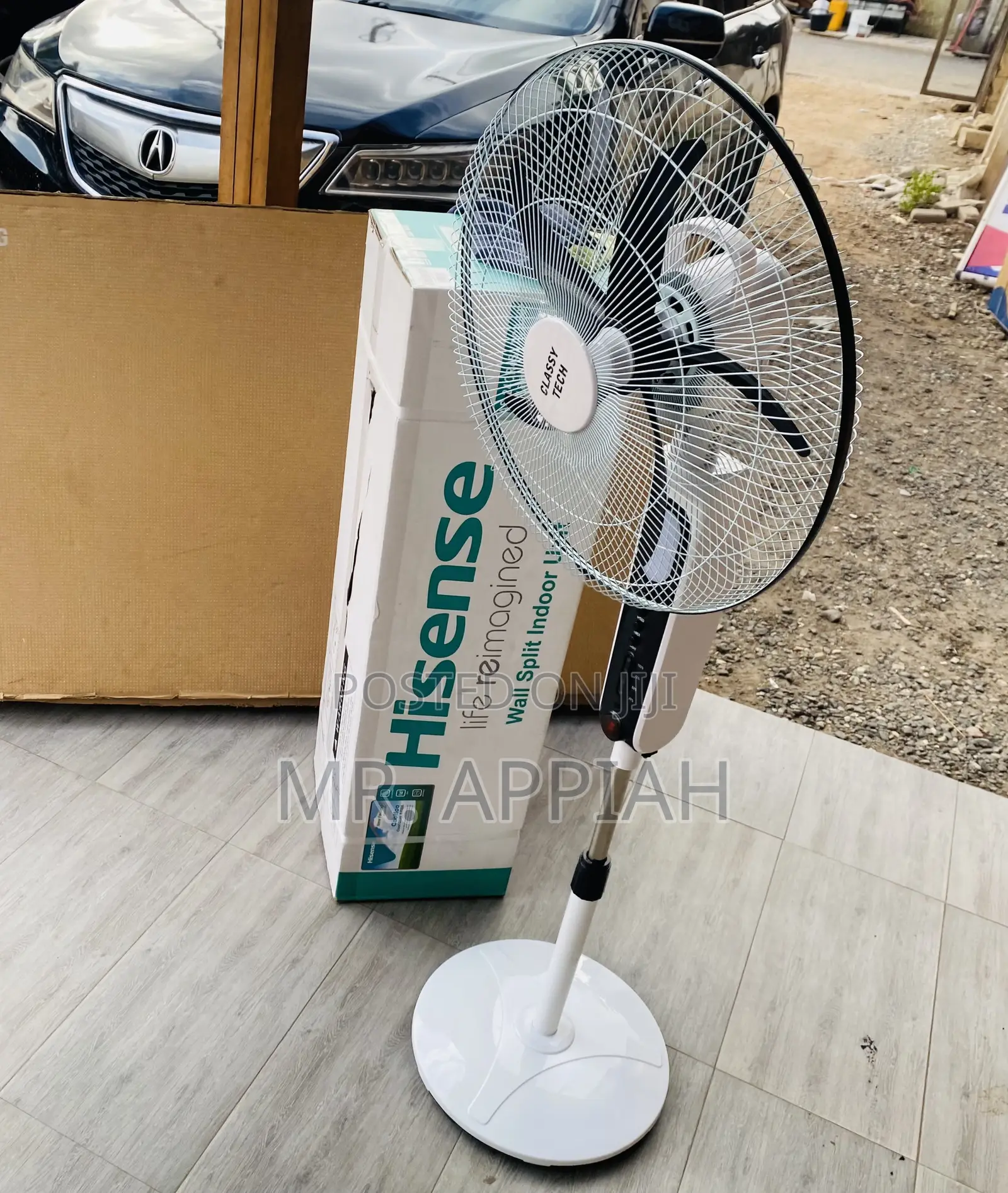 Unique Design Classy Tech 18 Rechargeable With Remote Fan .