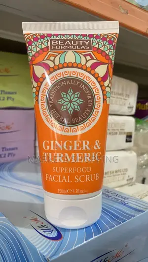 Beauty Formulas Ginger and Turmeric Facial Scrub 150ml